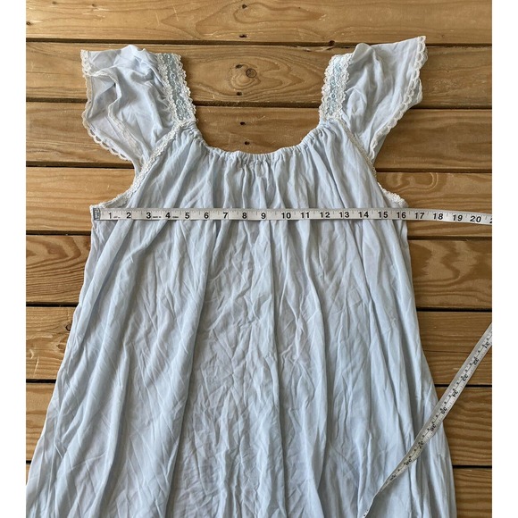 Vintage SILK ESSENCE Short Sleeve Nightgown Medium - Picture 7 of 7